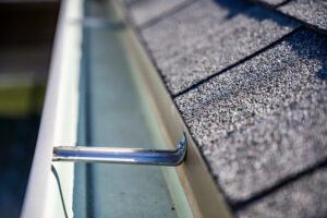 close view of a gutter