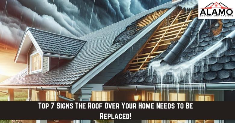 A house with a severely damaged roof, missing shingles, exposed beams, and heavy rain, highlighting the need for roof replacement. A house with a severely damaged roof, missing shingles, exposed beams, and heavy rain, highlighting the need for roof replacement.